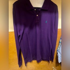 Purple Polo Collar Shirt